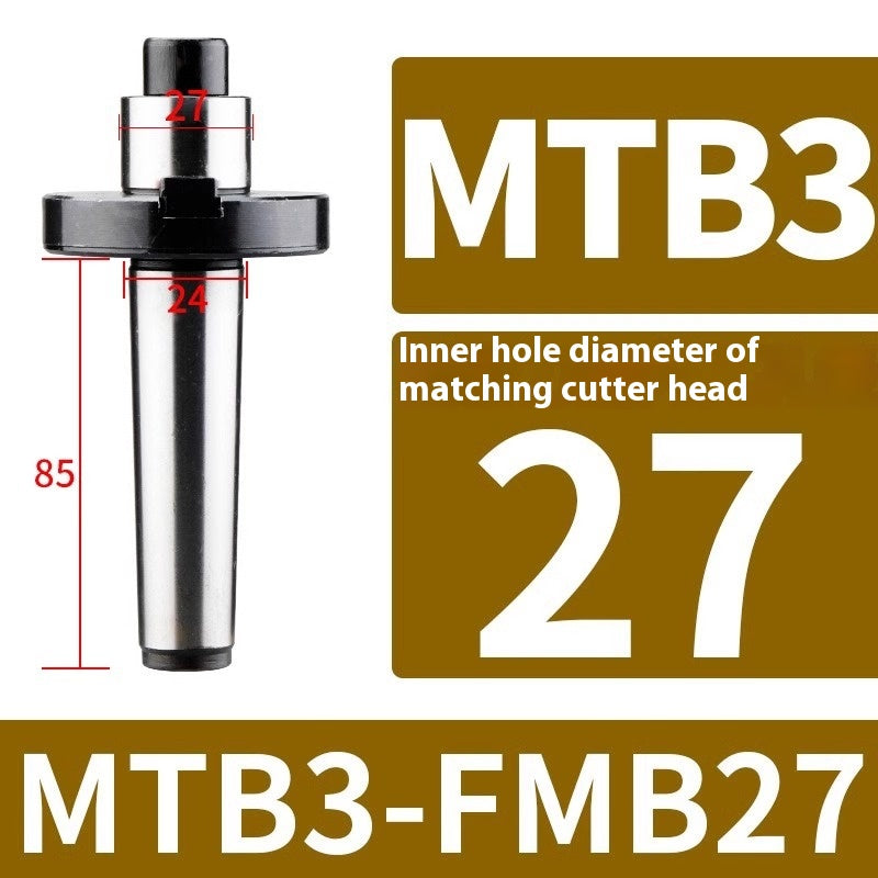 2092-Machine tool accessories Milling machine accessories Milling cutter head shank Morse 3 boom NT spindle taper MT3-22/27 Shandong Denso Pricision Tools Co.,Ltd.